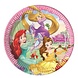 Procos Party Disney Prinzessinnen-Teller „Träumerei“, 23 cm | 8 Stück