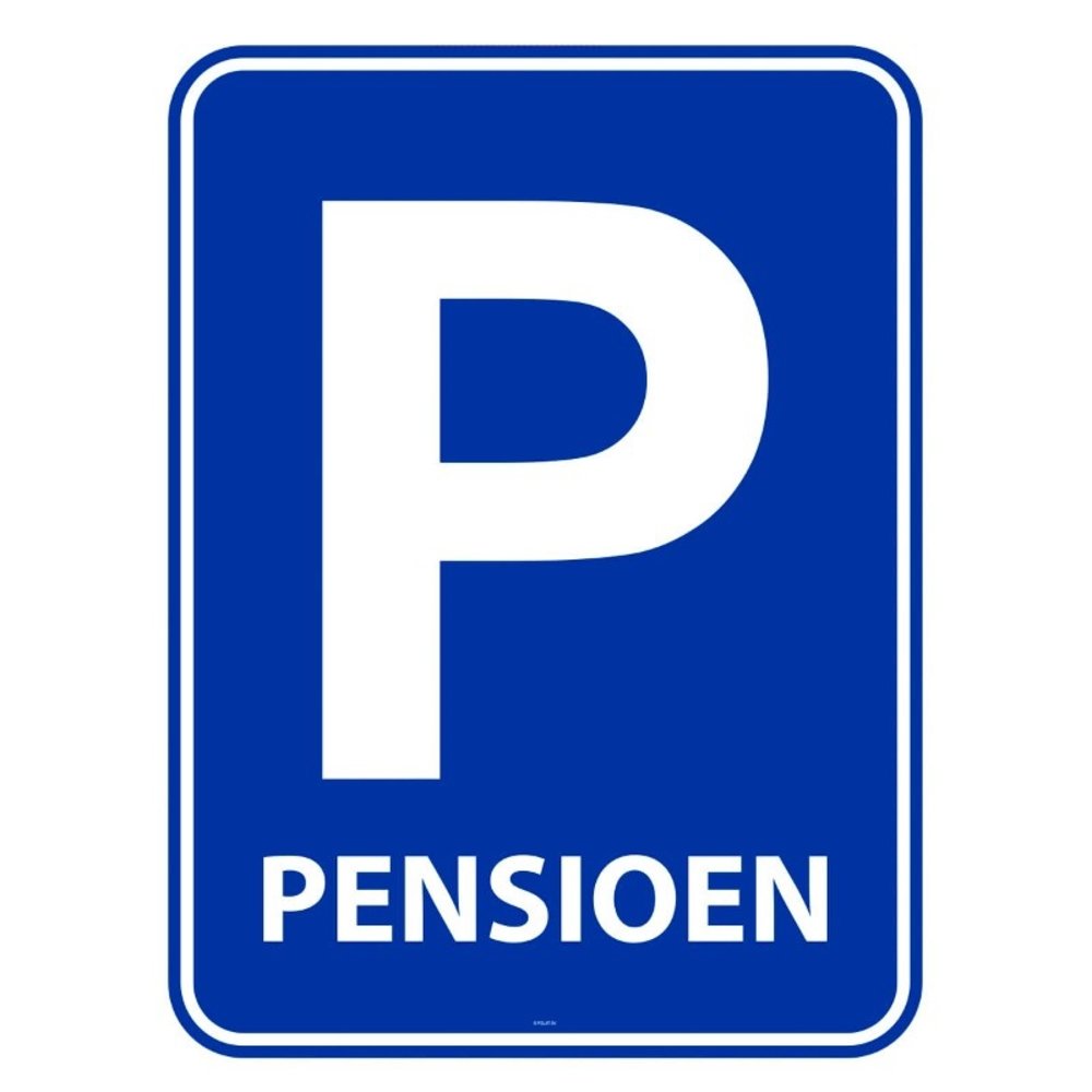 Folat Door sign Pension Parking sign 45x35cm | per piece