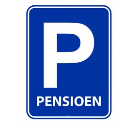 Folat Panneau de porte, panneau de stationnement pour pension 45 x 35 cm | à l'unité