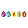 Folat Guirlande de fanions en forme de ballons 1 an | 10 mètres Folat Guirlande de fanions en forme de ballons 1 an | 10 mètres