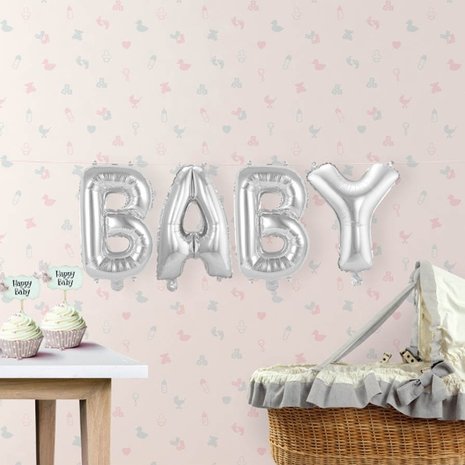 Balloon foil set BABY