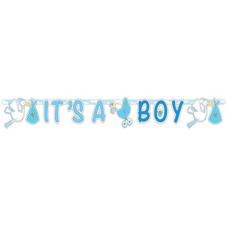 Folat Guirlande de lettres : C'est un garçon !