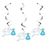 Folat Swirl decoration It's a Boy! 75 cm | 3 pieces Folat Swirl decoration It's a Boy! 75 cm | 3 pieces