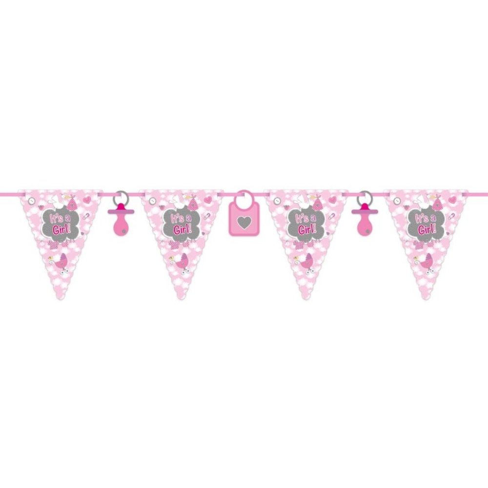 Folat Vlaggenlijn It's a Girl! | 6 meter Folat Vlaggenlijn It's a Girl! | 6 meter