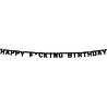 Letter garland Happy Fucking Birthday Letter garland Happy Fucking Birthday