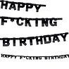 Guirlande de lettres Joyeux putain d'anniversaire Guirlande de lettres Joyeux putain d'anniversaire