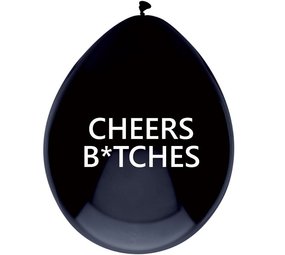 Haza - Witbaard Cheers Bitches Balloons 30cm | 6 pieces