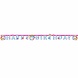 Riethmüller Unicorn Rainbow Letter Garland Happy Birthday 180x15cm | per piece