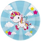 Folat Assiettes Licorne pour enfants 23 cm | 8 pièces