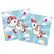 Folat Serviettes de table Licorne pour enfants 33x33cm | 20 pièces