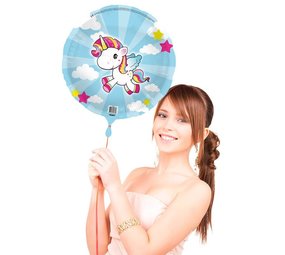 Folat Unicorn Kids Folie Ballon 45cm | per stuk Folat Unicorn Kids Folie Ballon 45cm | per stuk
