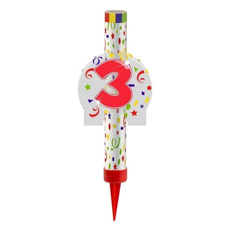 Taart ijsfontein cijfer 3 Taart ijsfontein cijfer 3