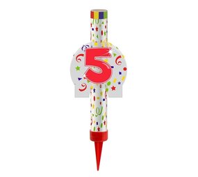 Taart ijsfontein met 5 Taart ijsfontein met 5