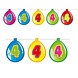Folat Guirlande de fanions en forme de ballons 4 ans | 10 mètres