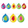 Folat Guirlande de fanions en forme de ballons 4 ans | 10 mètres Folat Guirlande de fanions en forme de ballons 4 ans | 10 mètres