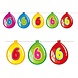 Folat Balloon-shaped bunting garland 6 years | 10 meters