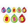 Folat Balloon-shaped bunting garland 8 years | 10 meters Folat Balloon-shaped bunting garland 8 years | 10 meters