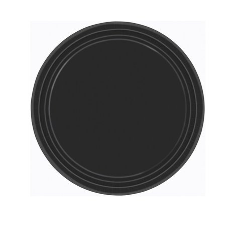 Unique Party Black Plates 18cm | 8 pieces Unique Party Black Plates 18cm | 8 pieces