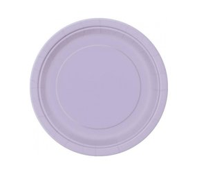 Unique Party Assiettes violettes 18 cm | 20 pièces Unique Party Assiettes violettes 18 cm | 20 pièces