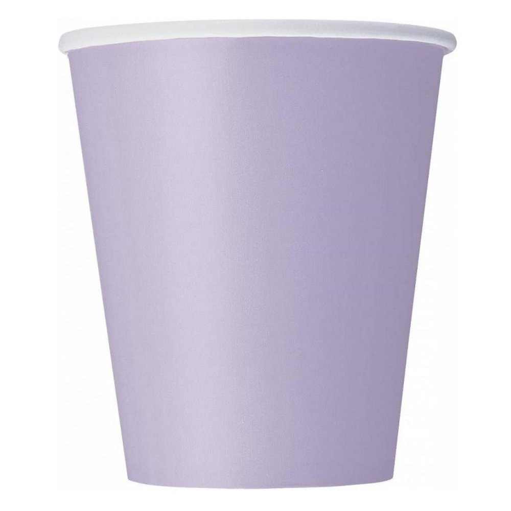 Unique Party Lavender - Lilac Cups 270 ml | 14 pieces Unique Party Lavender - Lilac Cups 270 ml | 14 pieces