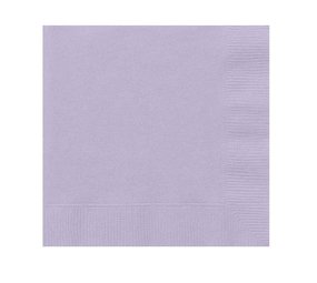 Unique Party Lila Servetten 33x33cm | 20 stuks Unique Party Lila Servetten 33x33cm | 20 stuks