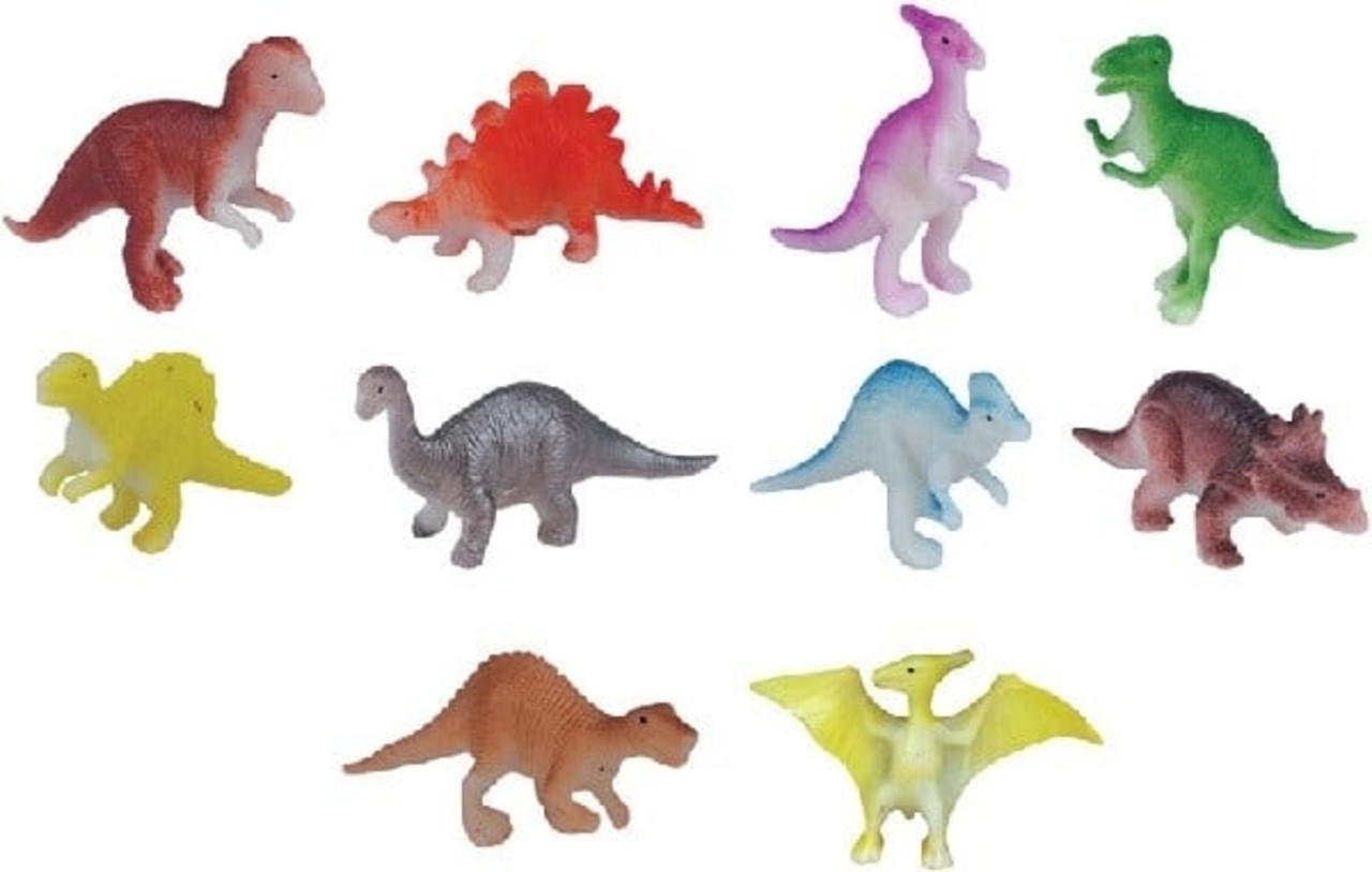 Henbrandt Dinosaure jouet 4-5 cm | 12 pièces