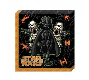 Folat Serviettes de table Star Wars pour Halloween (20 pièces)