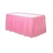 Tafelrok Lovely Pink plastic | 73cm x 426cm Tafelrok Lovely Pink plastic | 73cm x 426cm