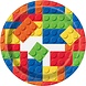 Unique Party Lego Borden Party time rond 18cm | 8 stuks Unique Party Lego Borden Party time rond 18cm | 8 stuks