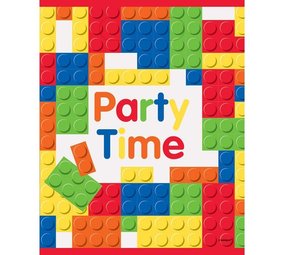 Unique Party Lego Party Time Party Bags 22x18cm | 8 pieces