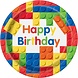 Unique Party Borden Lego Party Time 23cm | 8 stuks Unique Party Borden Lego Party Time 23cm | 8 stuks