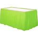 Unique Party Lime Green Table Skirt | 73x426cm Unique Party Lime Green Table Skirt | 73x426cm
