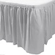 Unique Party Jupe de table argentée 73 cm x 426 cm | à l'unité