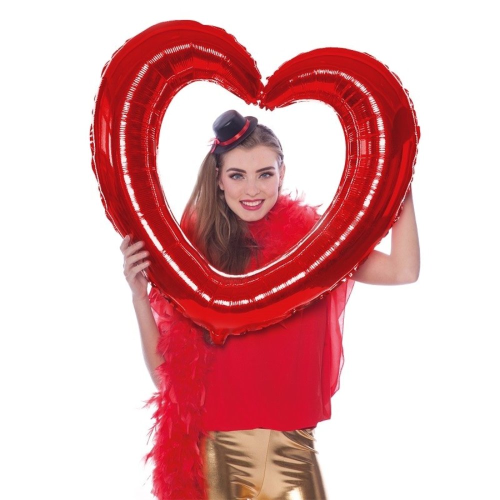 Selfie frame heart red | 80x70cm