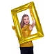 Cadre photo rectangulaire doré pour selfies 85x60cm