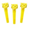 Roltong geel met stippen | 100 stuks Roltong geel met stippen | 100 stuks