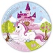 Procos Party Einhorn-Schloss-Schilder 23 cm | 8 Stück