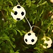 Lampenslinger voetbal met 10 lampen | 2,5 meter Lampenslinger voetbal met 10 lampen | 2,5 meter
