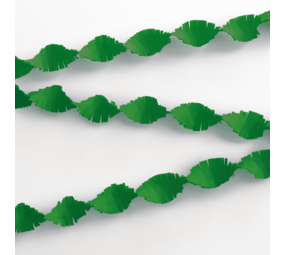 WeFiesta Green Rotary Garland 24 meters | per piece