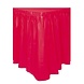 Tafel rok rood plastic | 73cm x 426cm Tafel rok rood plastic | 73cm x 426cm