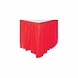 Tafel rok rood plastic | 73cm x 426cm Tafel rok rood plastic | 73cm x 426cm