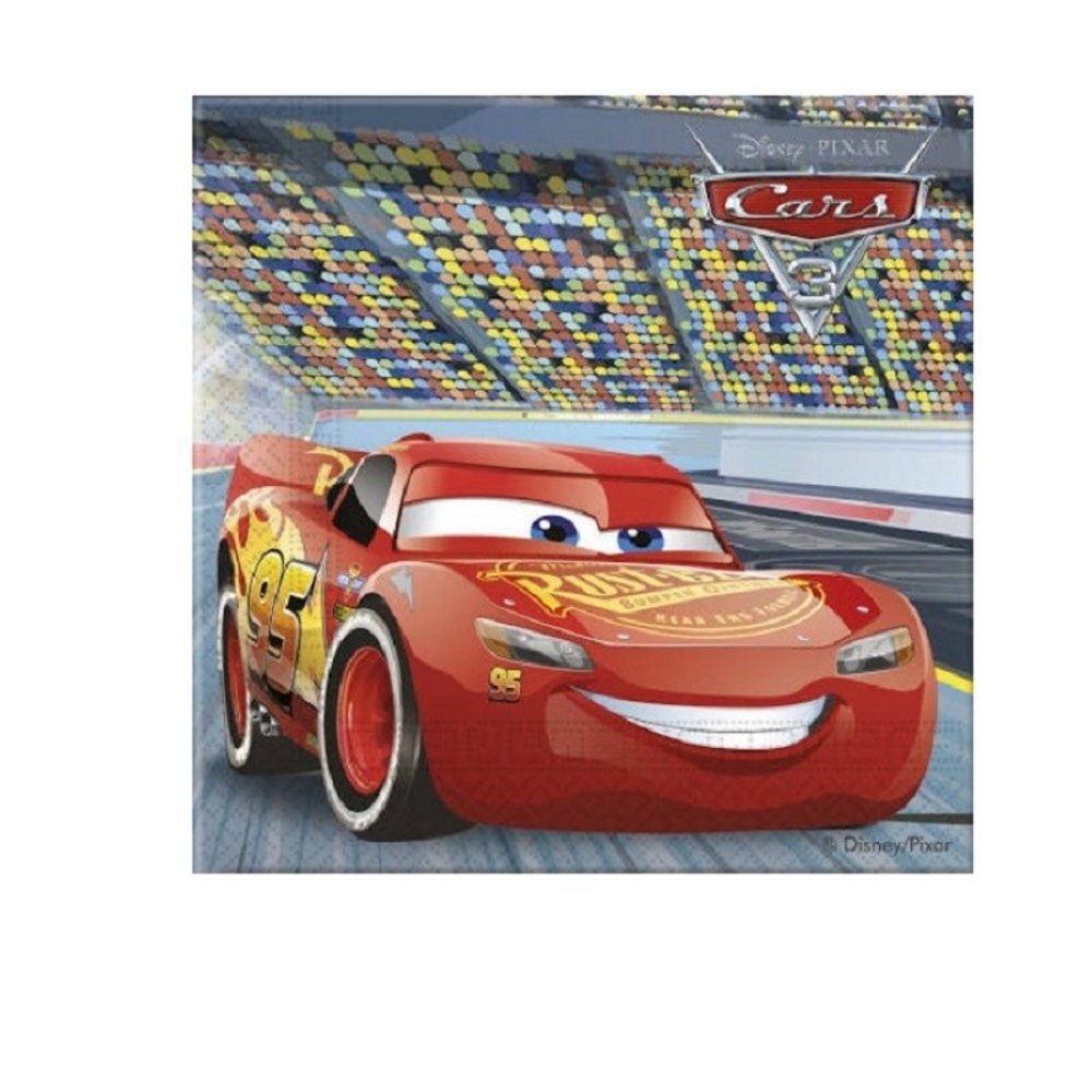 Procos Party Napkin Cars 3 33x33cm | 20 pieces