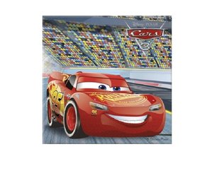 Procos Party Servet Cars 3 33x33cm | 20 stuks Procos Party Servet Cars 3 33x33cm | 20 stuks