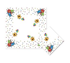 Servet Monster Party 20 stuks Servet Monster Party 20 stuks