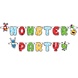 Monster Party Buchstabengirlande