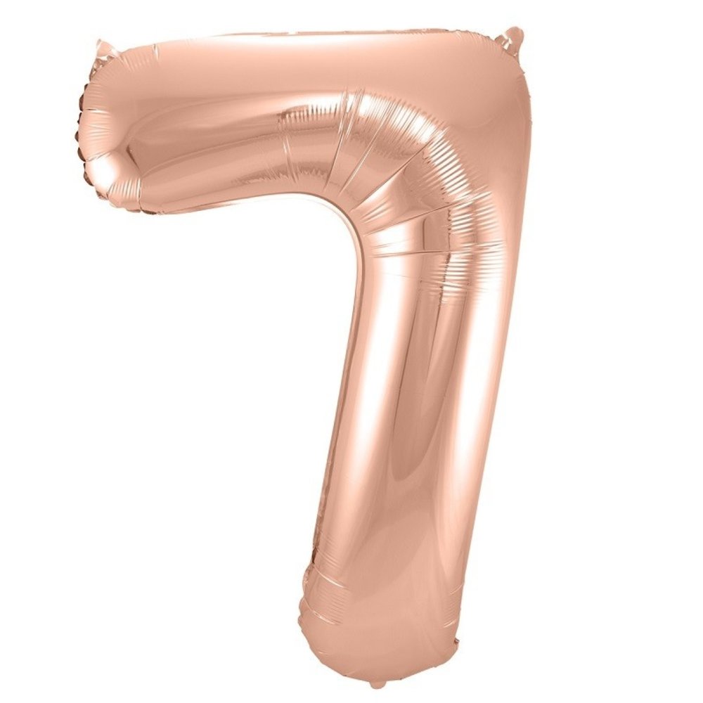 Paper Dreams Ballon en aluminium 7 pouces or rose | 86 cm