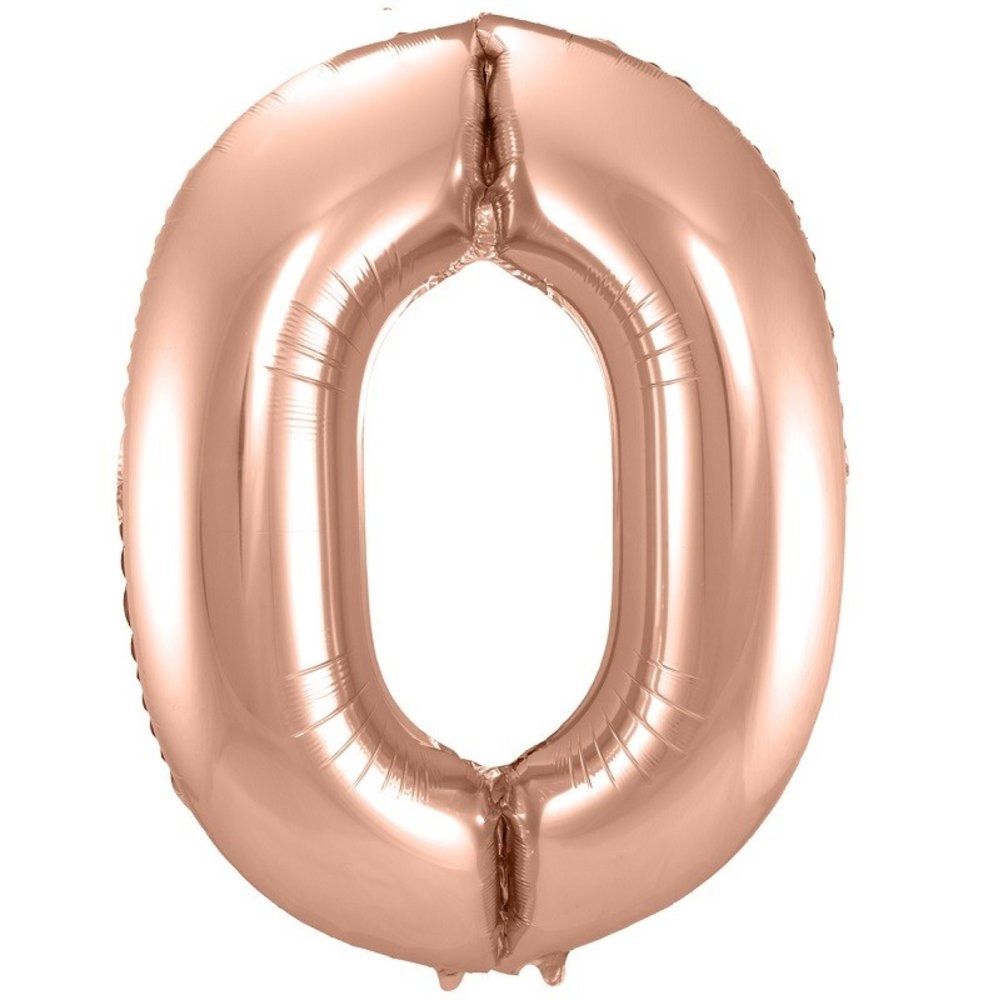 Paper Dreams Ballon en aluminium 0 or rose | 86 cm