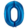Folat Ballon folie 0 blauw | 86cm Folat Ballon folie 0 blauw | 86cm