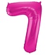 WeFiesta Ballon folie 7 roze | 86cm WeFiesta Ballon folie 7 roze | 86cm