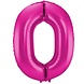 Folat Folienballon 0 rosa | 86 cm